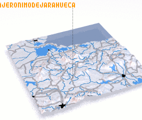 3d view of San Jerónimo de Jarahueca