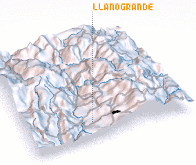 3d view of Llano Grande