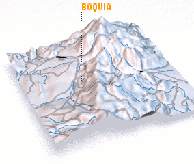 3d view of Boquía