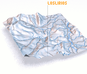 3d view of Los Lirios