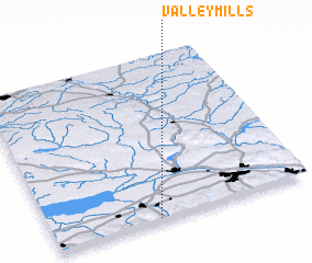 3d view of Valley Mills