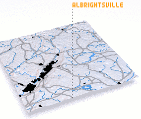 3d view of Albrightsville