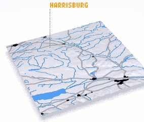3d view of Harrisburg