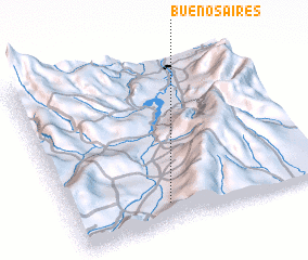 3d view of Buenos Aires