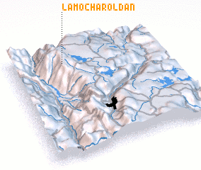 3d view of La Mocha Roldán