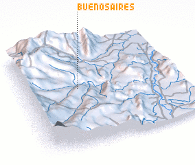 3d view of Buenos Aires