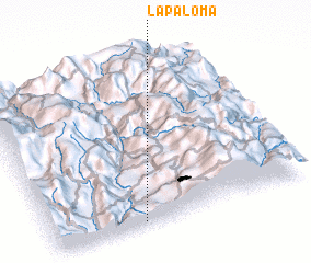 3d view of La Paloma