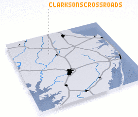 3d view of Clarksons Crossroads