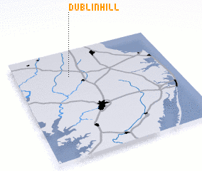 3d view of Dublin Hill