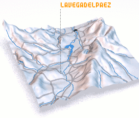 3d view of La Vega del Páez