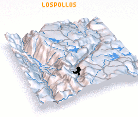 3d view of Los Pollos