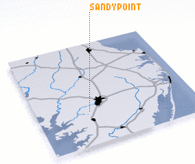 3d view of Sandy Point