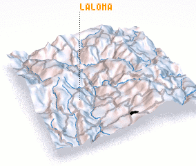 3d view of La Loma