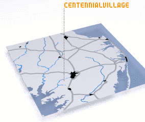 3d view of Centennial Village