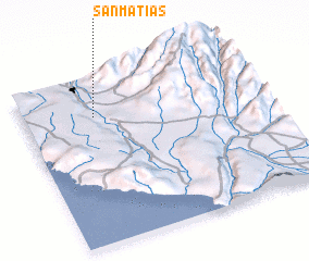 3d view of San Matías