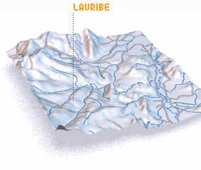 3d view of La Uribe