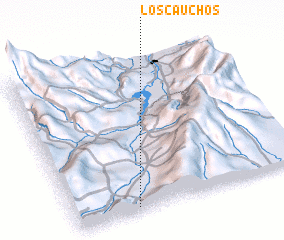 3d view of Los Cauchos