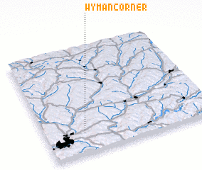 3d view of Wyman Corner