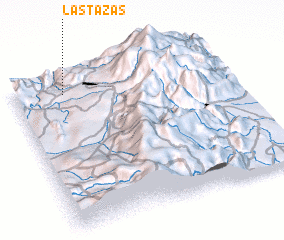 3d view of Las Tazas