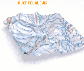 3d view of Puente La Lejía