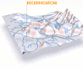 3d view of Becerrocancha