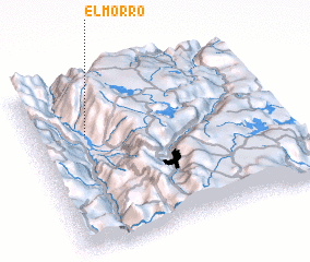 3d view of El Morro