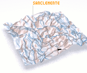 3d view of San Clemente