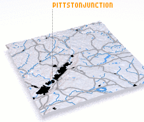 3d view of Pittston Junction