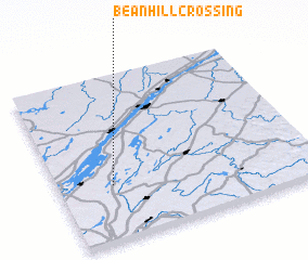 3d view of Bean Hill Crossing