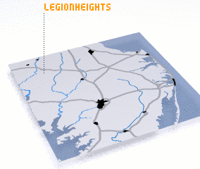 3d view of Legion Heights