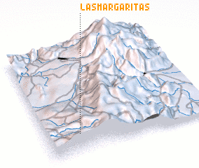 3d view of Las Margaritas