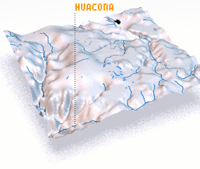 3d view of Huacoña