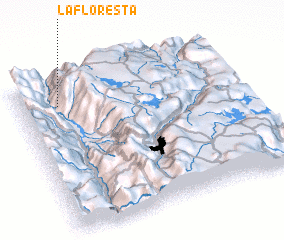 3d view of La Floresta