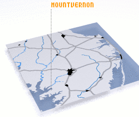 3d view of Mount Vernon