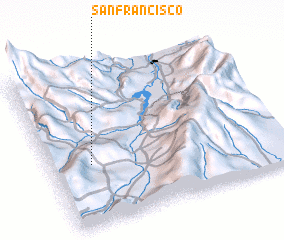 3d view of San Francisco