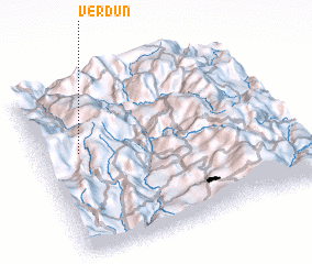 3d view of Verdún