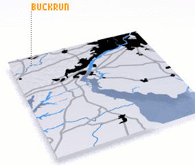 3d view of Buck Run