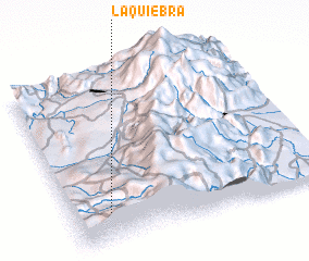 3d view of La Quiebra