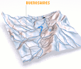 3d view of Buenos Aires