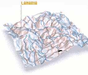 3d view of La María