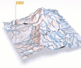 3d view of Sinú