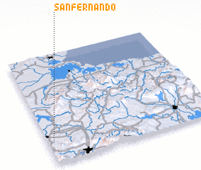 3d view of San Fernando