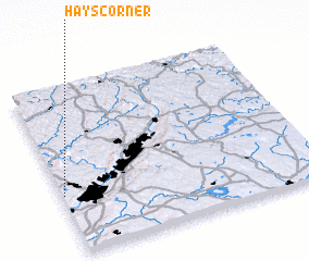 3d view of Hays Corner