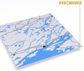 3d view of Perch River
