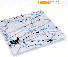 3d view of Sinking Spring