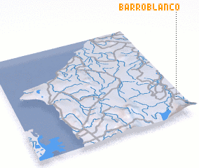 3d view of Barro Blanco