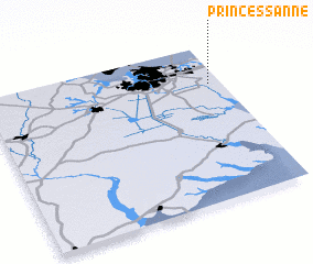 3d view of Princess Anne