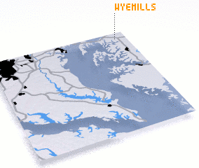 3d view of Wye Mills