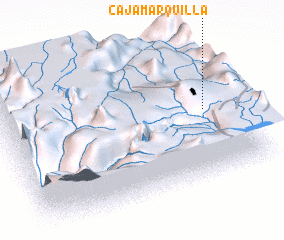 3d view of Cajamarquilla