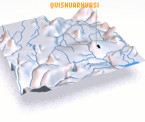 3d view of Quishuarhuasi
